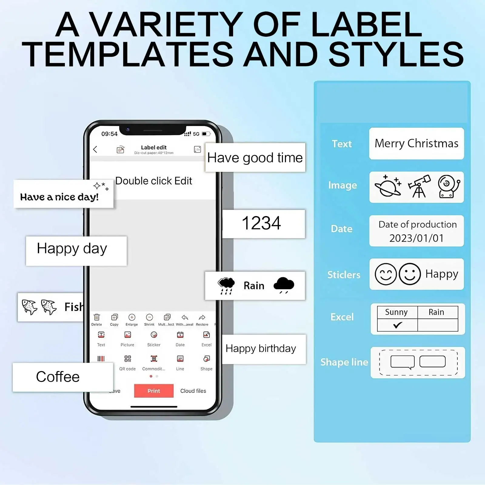 Portable Wireless Thermal Labe - Label Printer Thermal review and price