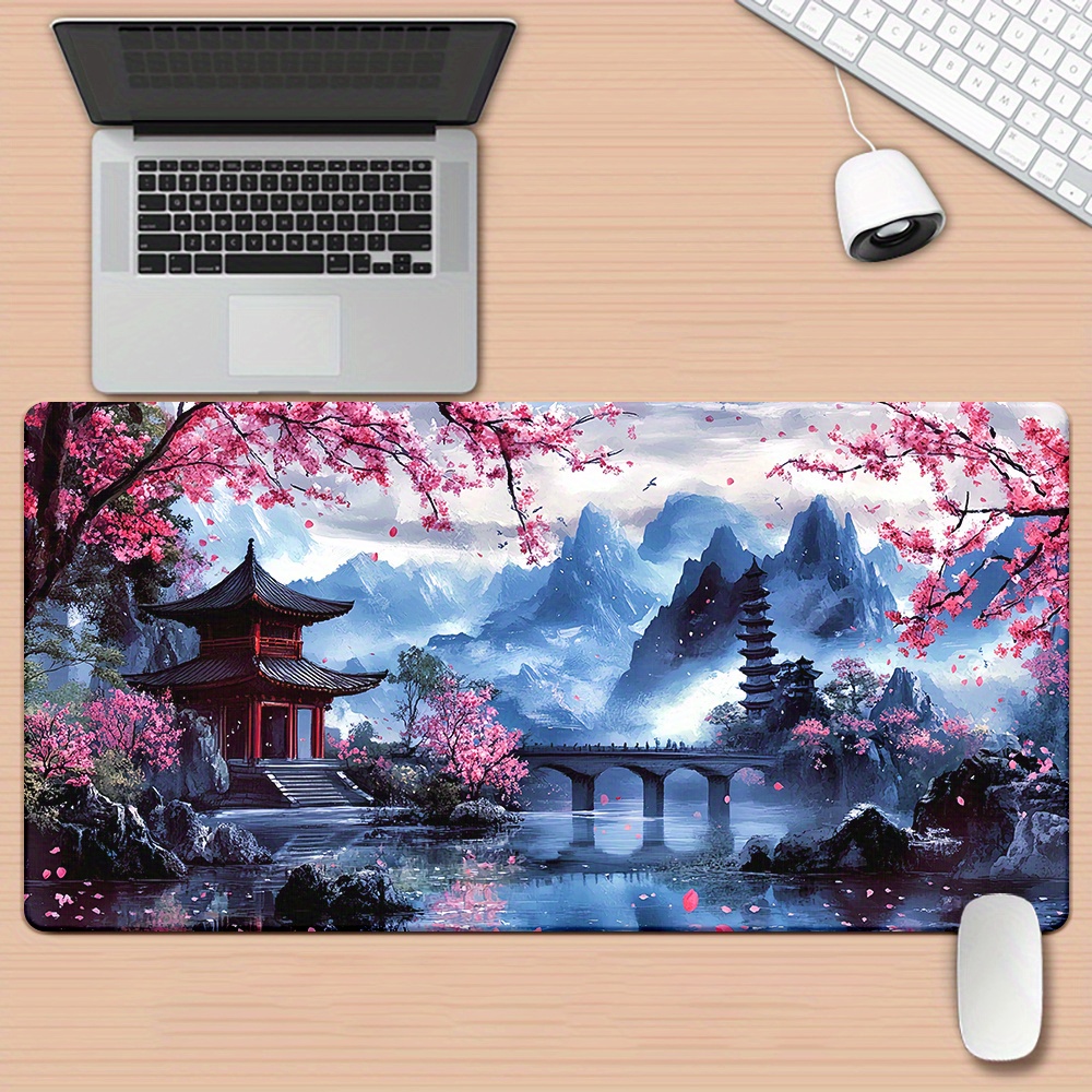 Cherry Blossom Ink Painting La - Office Desk Tech Accessories review and price