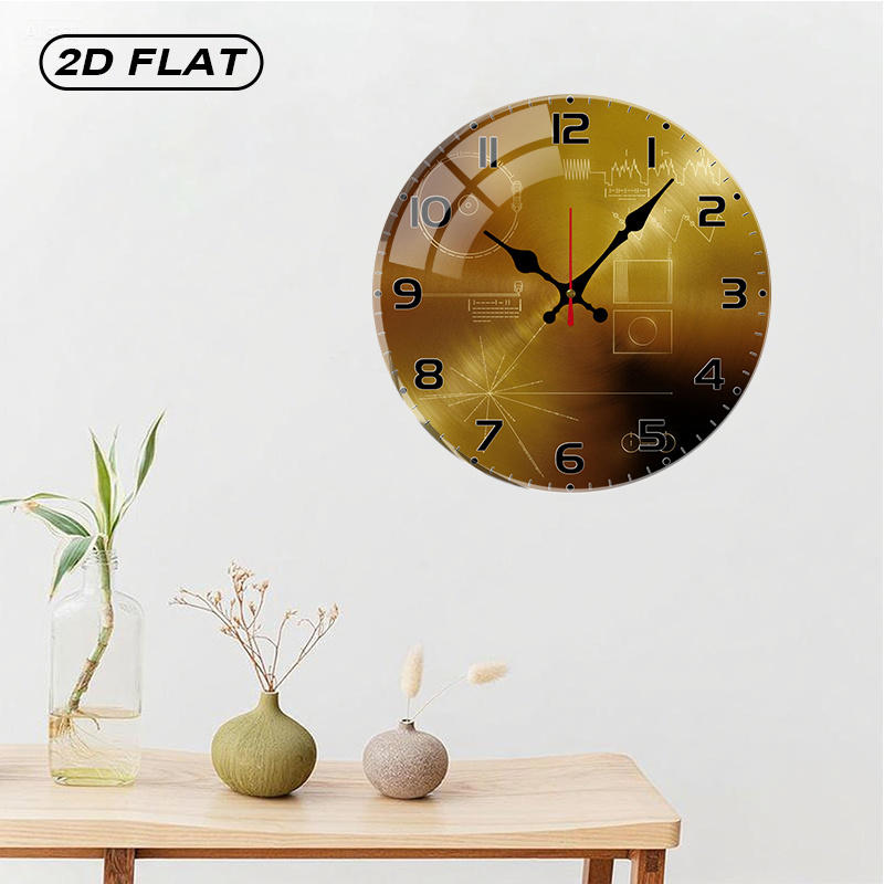 Tech Style Round Silent Acryli - Tech Office Wall review and price