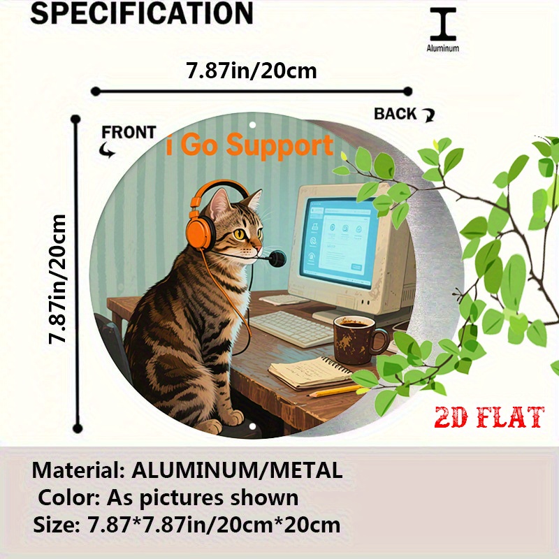 CIFBUY 2D Flat Funny Tech Supp - Tech Office Wall review and price