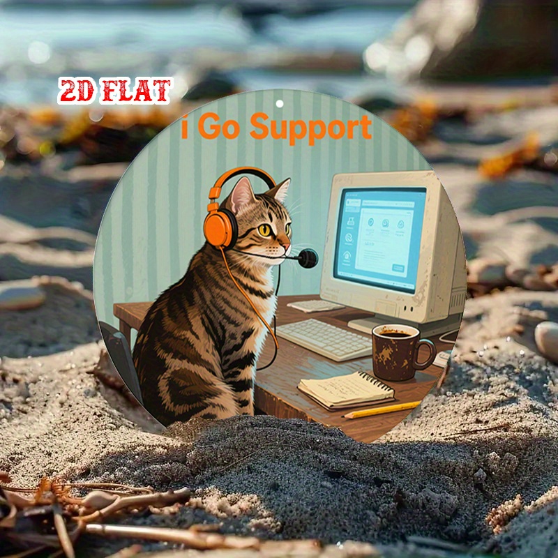 CIFBUY 2D Flat Funny Tech Supp - Tech Office Wall review and price