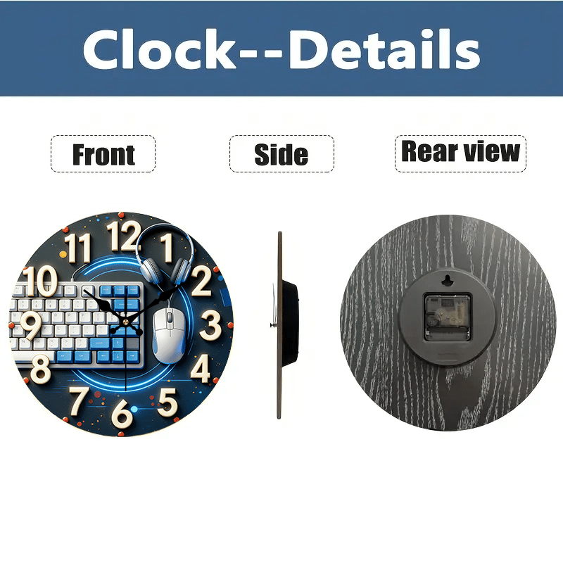 2D Flat, 1pc, Tech-Style Woode - Tech Office Wall review and price