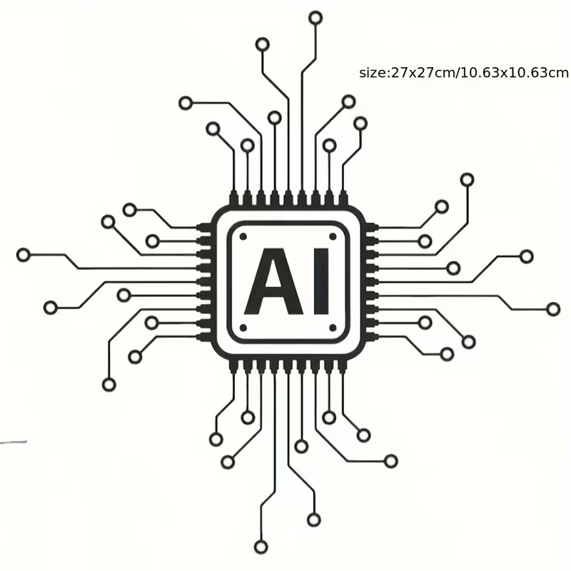 AI Technology Circuit Board Vi - Tech Office Wall review and price
