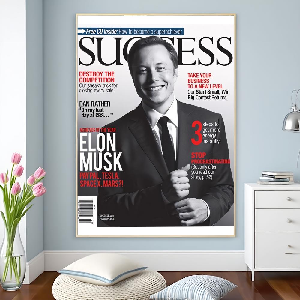 Elon Musk Dogefather Tech Visi - Tech Office Wall review and price